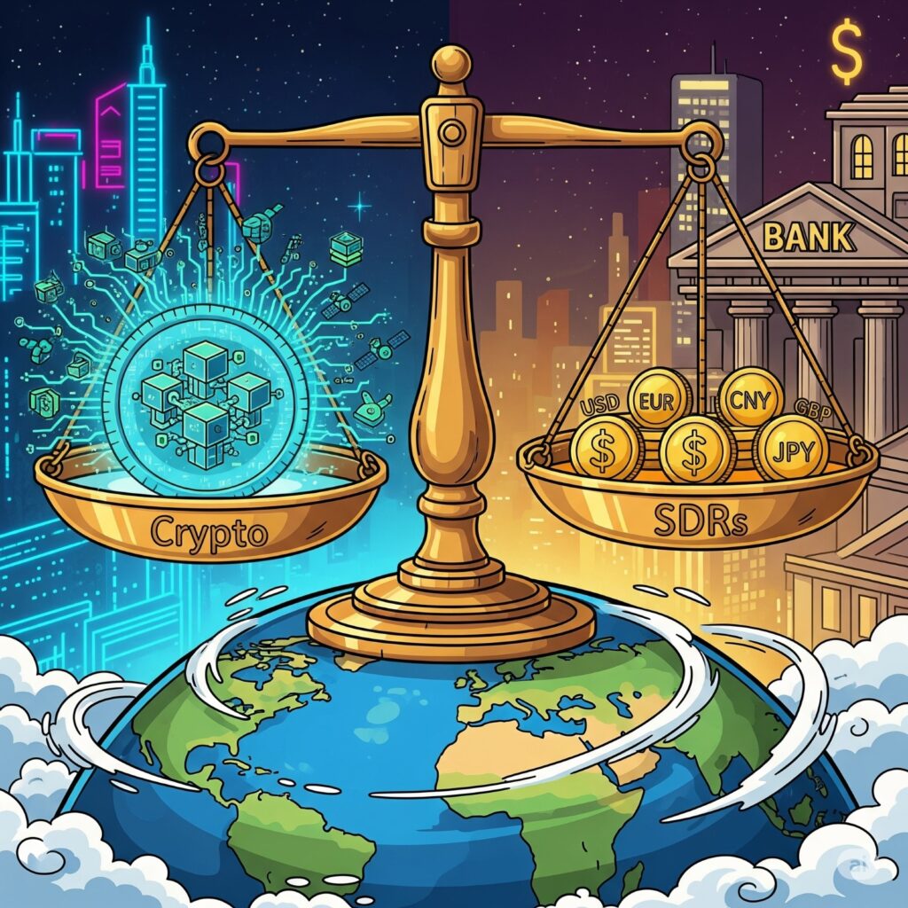 क्रिप्टो बनाम SDR: क्या डिजिटल परिसंपत्तियां बन सकती हैं भविष्य का वैश्विक आरक्षित साधन?