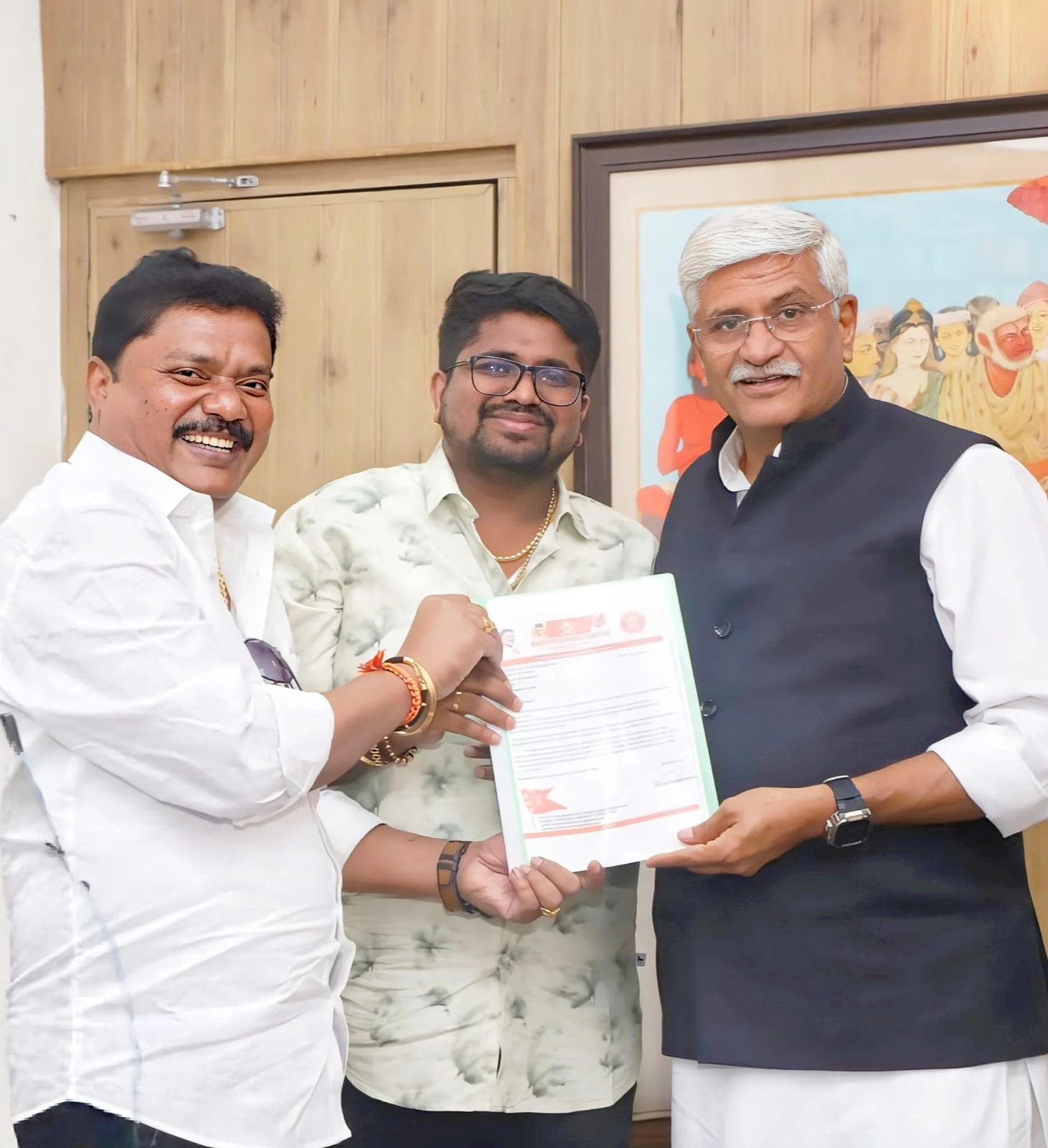 भारतीय हिंदू परिवार ने डॉ. मल्लप्पा को सौंपी राष्ट्रीय महासचिव की जिम्मेदारी; केंद्रीय मंत्री गजेंद्र सिंह शेखावत से मुलाकात