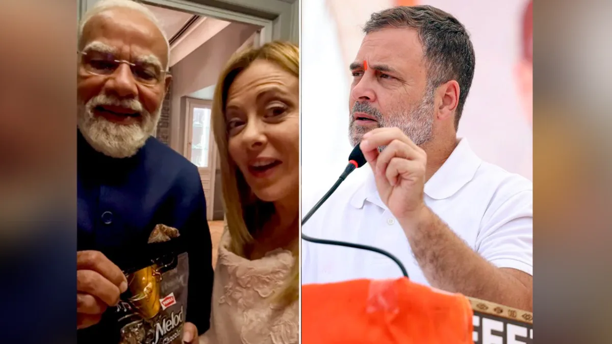 PM मोदी के मेनोली को टॉफी गिफ्त करने पर विपक्ष हुआ हमलावर, राहुल गांधी ने कहा नौटंकी…