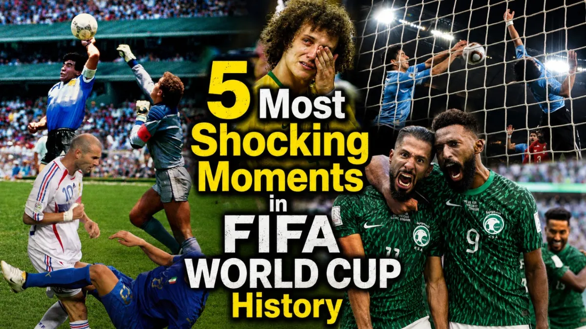 FIFA World Cup : विश्व कप के 5 सबसे चौंकाने वाले पल, जिन्होंने पूरी दुनिया को किया स्तब्ध