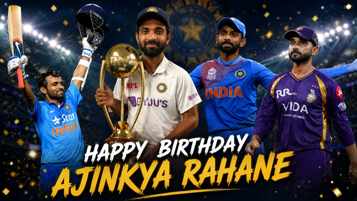 Ajinkya Rahane Birthday