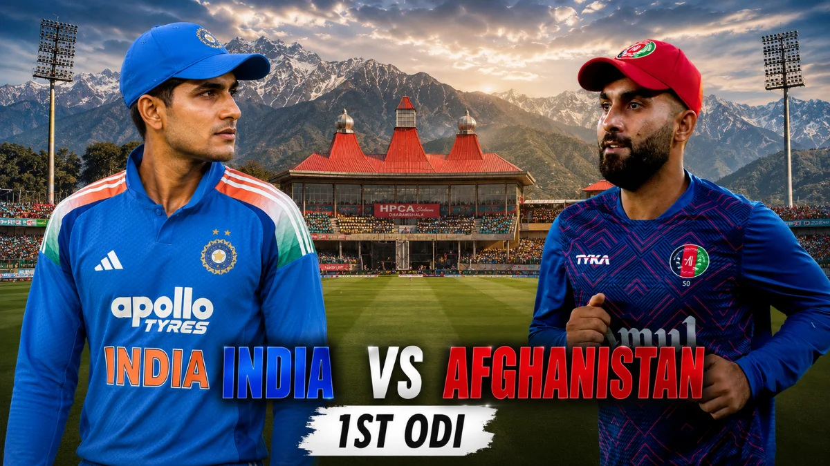 IND vs AFG 1st ODI: धर्मशाला में भारत-अफगानिस्तान का हाई-वोल्टेज मुकाबला, बारिश बन सकती है बड़ा फैक्टर