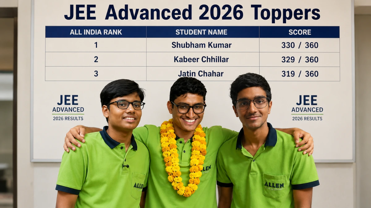 JEE Advanced Result 2026