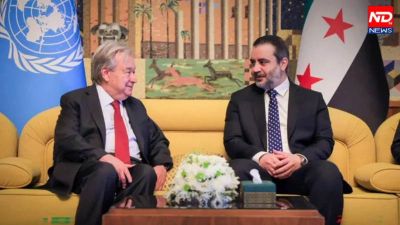 Antonio Guterres Syria