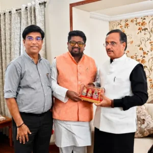 डॉ. भार्गव मल्लप्पा ने राज्यसभा सांसद डॉ. दिनेश शर्मा से की शिष्टाचार भेंट, राष्ट्र निर्माण और जनकल्याण पर हुई सार्थक चर्चा