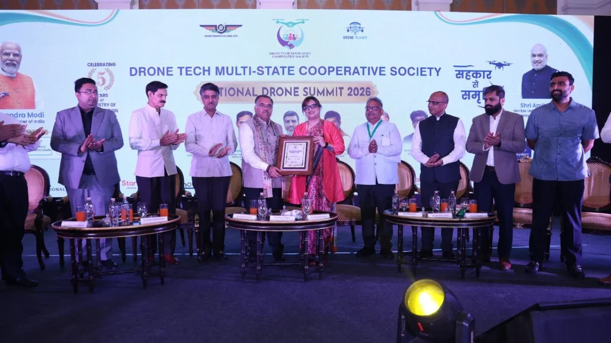 नई दिल्ली में नेशनल ड्रोन समिट 2026, ड्रोन उद्यमिता और ग्रामीण विकास को गति देने वाली तीन बड़ी पहल लॉन्च