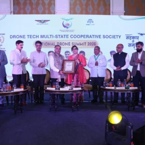 नई दिल्ली में नेशनल ड्रोन समिट 2026, ड्रोन उद्यमिता और ग्रामीण विकास को गति देने वाली तीन बड़ी पहल लॉन्च