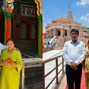 अयोध्या पहुंचे वरिष्ठ पत्रकार राकेश सिंह और पारुल सिंह, श्रीराम जन्मभूमि मंदिर में राष्ट्र की सुख-समृद्धि के लिए किया पूजन