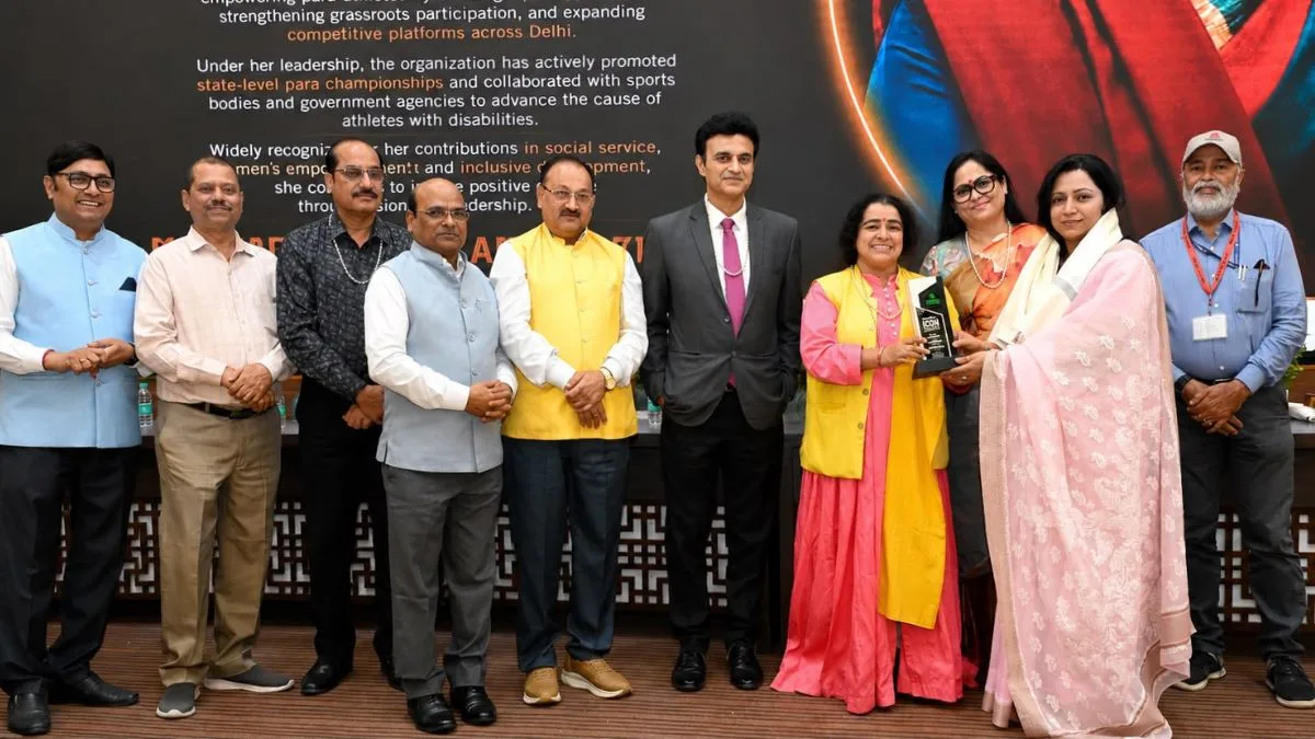 पैरा स्पोर्ट्स योगदान के लिए पारुल सिंह को मिला नेशनल आइकन अवॉर्ड 2026