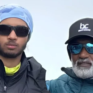 Mount Elbrus, Mount Elbrus Summit, Lingam Ravindra Rao, Anurag Pokuri, grandfather grandson duo, Indian mountaineer, 72-year-old mountaineer, 17-year-old mountaineer, Elbrus climbing, Mountaineering, Seven Summits, Elbrus West Peak, Elbrus East Peak, Indian mountaineering, Vijayawada, Hyderabad, adventure sports, mountain climbing, fitness inspiration, Mount Elbrus 2026