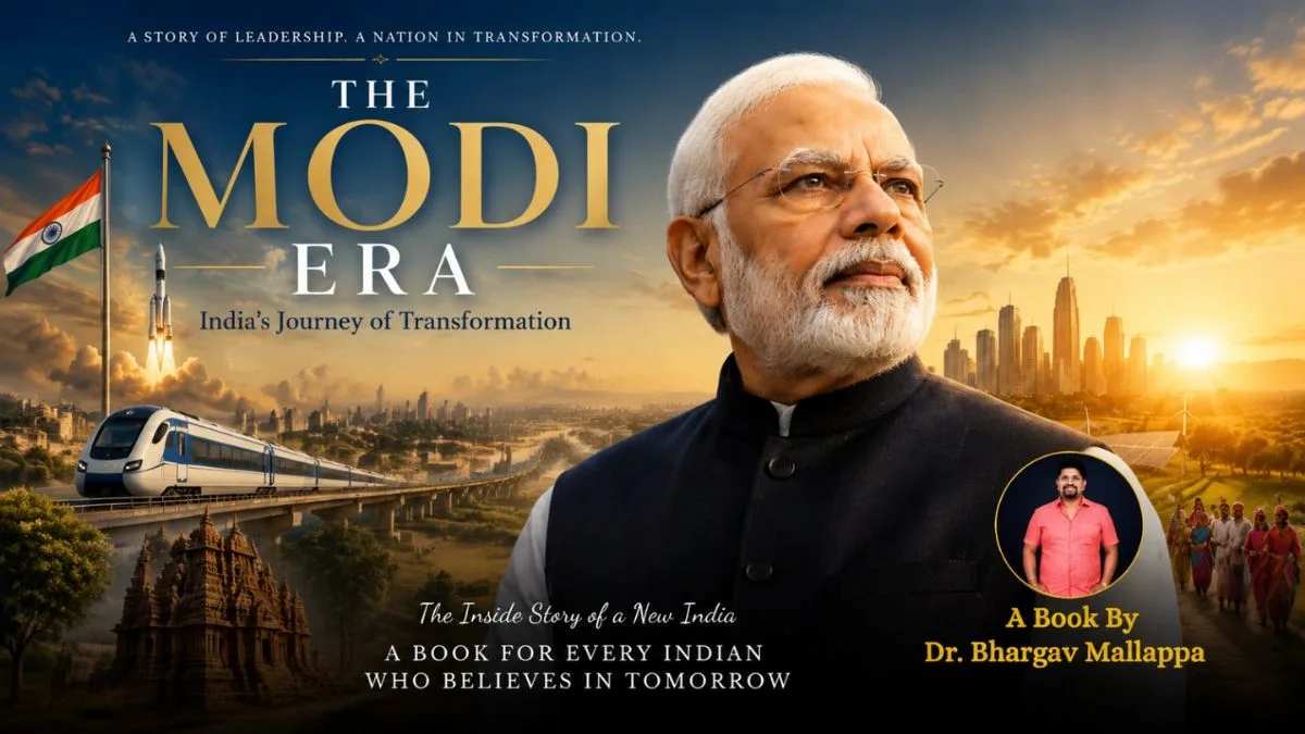 डॉ. भार्गव मल्लप्पा की ‘द मोदी एरा’ पुस्तक पीएम मोदी को समर्पित