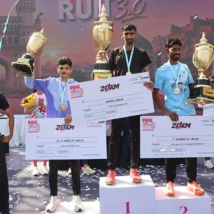 Hyderabad Pink Power Run 3.0: 35 हजार लोगों ने लगाई दौड़, ब्रेस्ट कैंसर जागरूकता का दिया संदेश