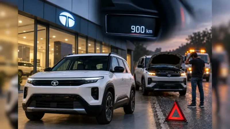 नई Tata Sierra EV में 900KM रनिंग, 80KM में बंद