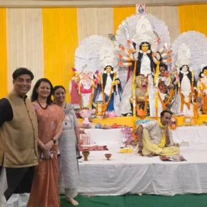दिल्ली के किदवई नगर ईस्ट में महिला नेतृत्व वाली समिति मना रही दुर्गा पूजा का छठा वर्ष