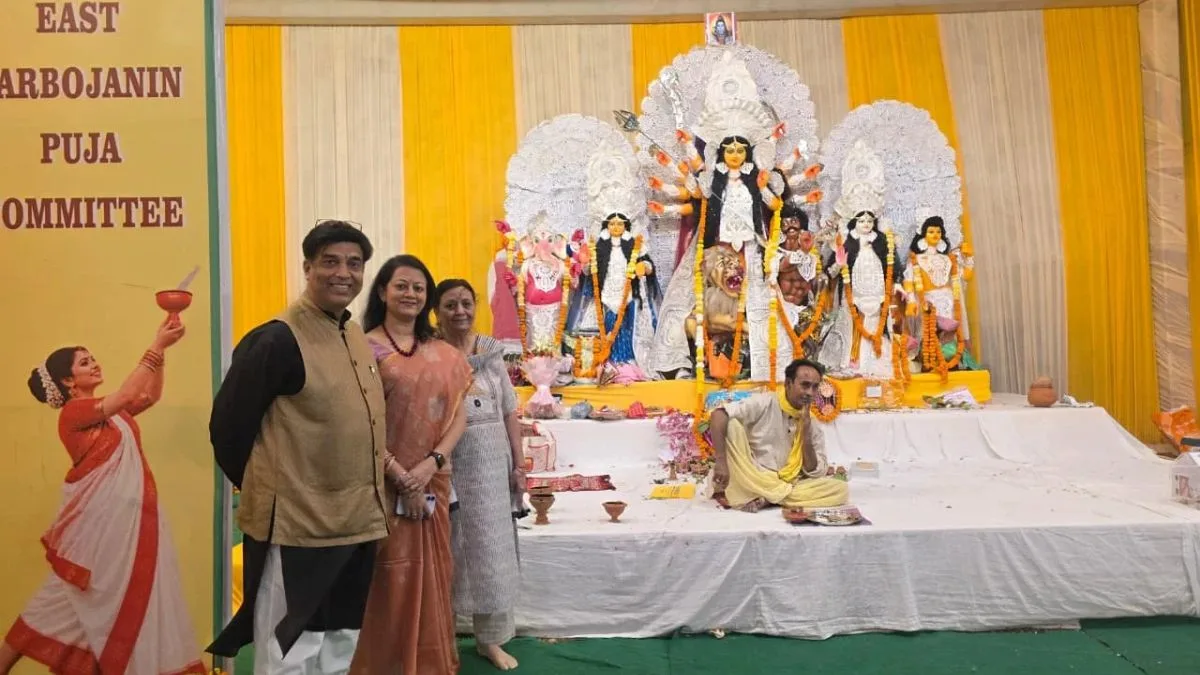 दिल्ली के किदवई नगर ईस्ट में महिला नेतृत्व वाली समिति मना रही दुर्गा पूजा का छठा वर्ष
